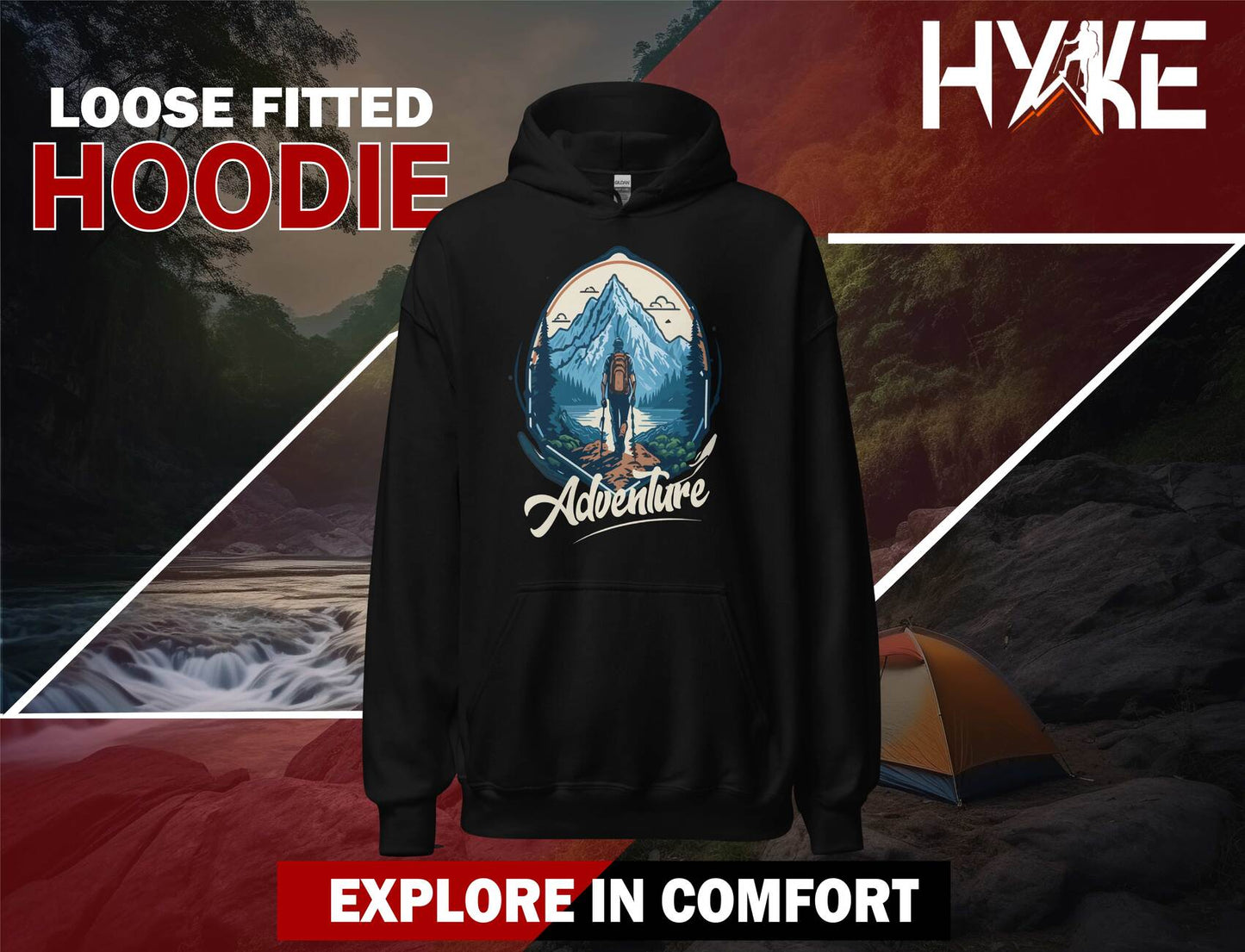 Adventure Loose Fitted Hoodie