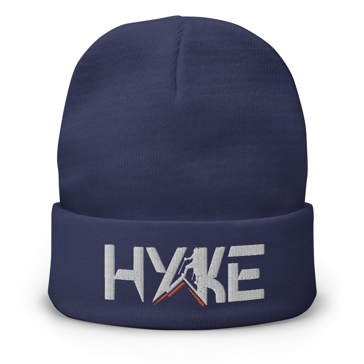 HYKE Beanie (White Print)