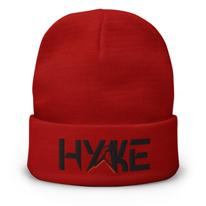 HYKE Beanie (Black Print)