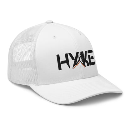 HYKE Trucker Cap (Black Print)