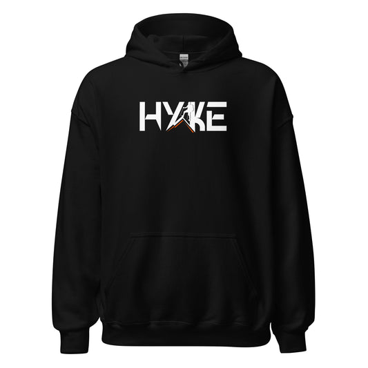 HYKE Loose Fitted Hoodie (White Print)