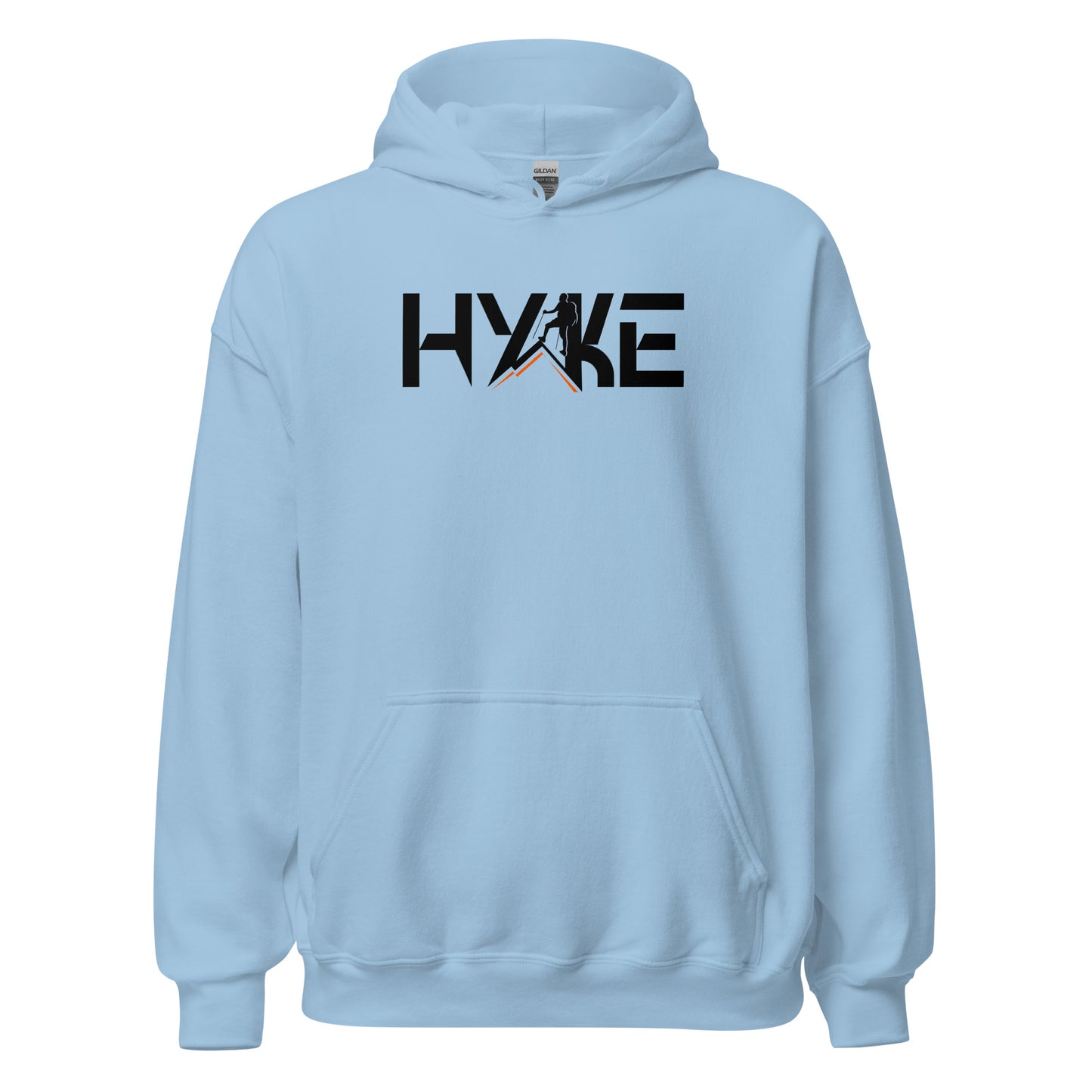 HYKE Loose Fitted Hoodie (Black Print)