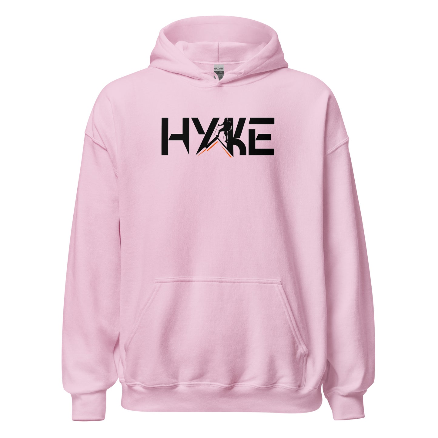 HYKE Loose Fitted Hoodie (Black Print)