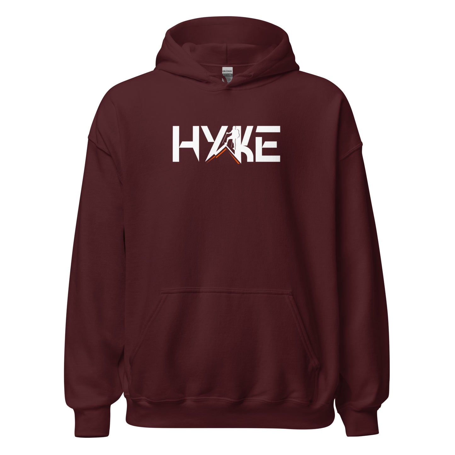 HYKE Loose Fitted Hoodie (White Print)