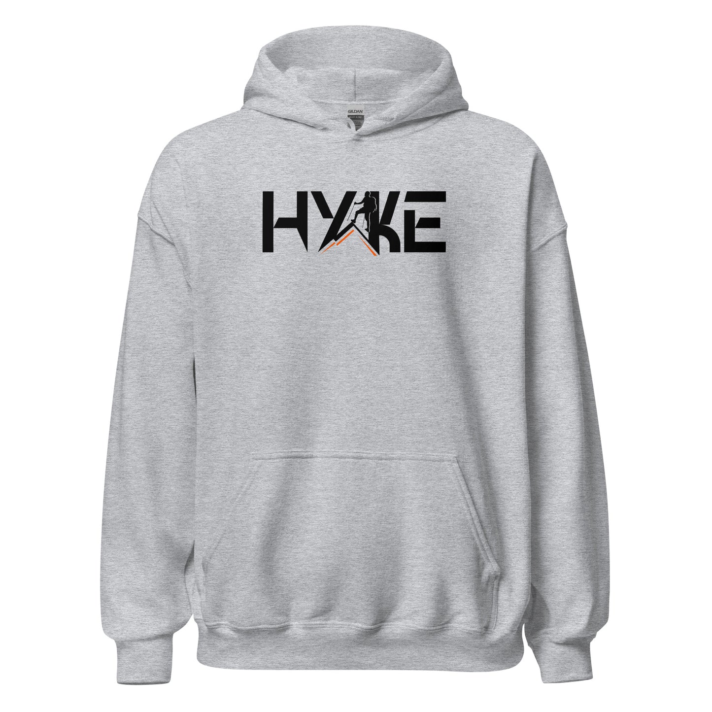 HYKE Loose Fitted Hoodie (Black Print)