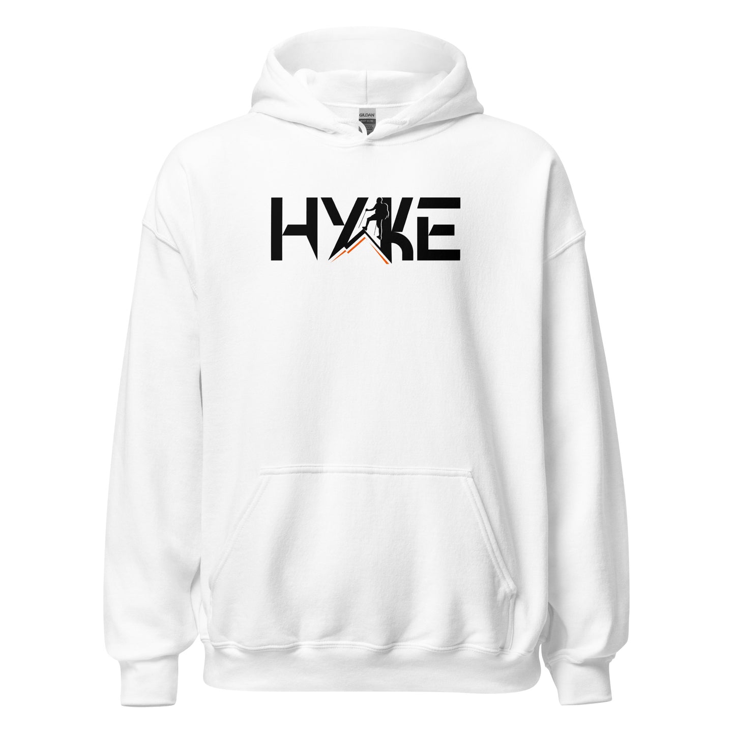 HYKE Loose Fitted Hoodie (Black Print)