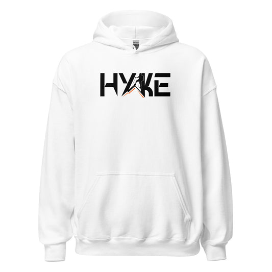 HYKE Loose Fitted Hoodie (Black Print)