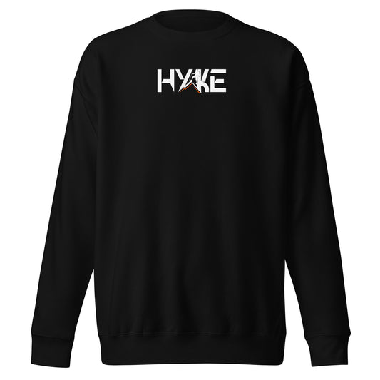 HYKE Premium Sweatshirt (White Print)